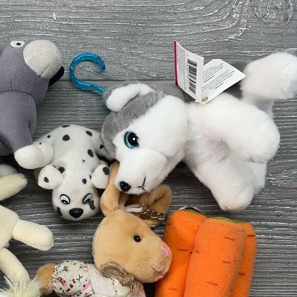 Mini Plush Lot of NINE! Russ Yoniko Wolf Husky, Elephant, Tiger, Animals + More - Picture 3 of 12